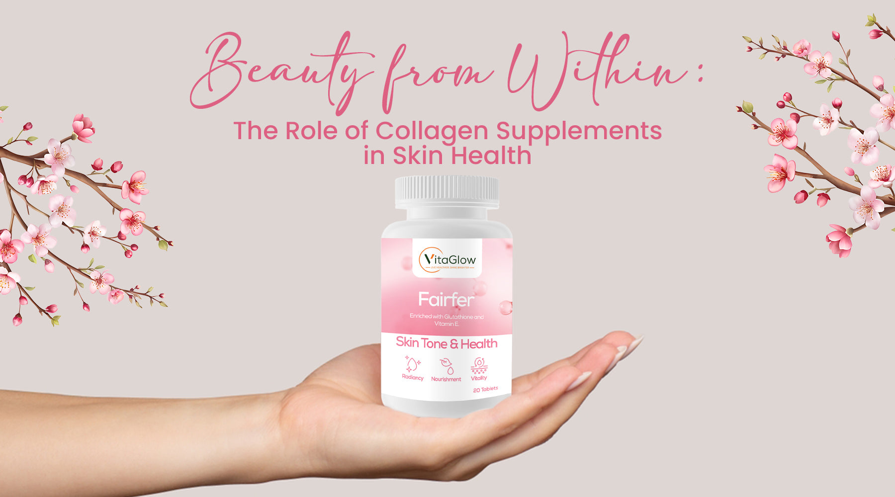 Collagen Supplements Unlock Youthful, Radiant Skin Naturally – VitaGlow